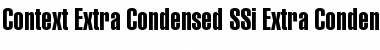 Download Context Extra Condensed SSi Font