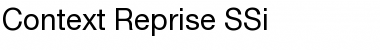 Download Context Reprise SSi Font