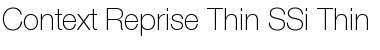 Download Context Reprise Thin SSi Font