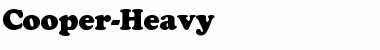 Download Cooper-Heavy Font