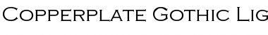 Download Copperplate Gothic Light Font
