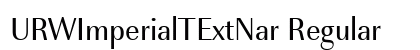 URWImperialTExtNar Regular