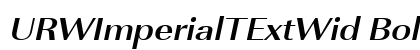 URWImperialTExtWid Bold Oblique