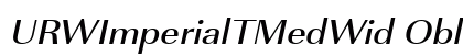 URWImperialTMedWid Oblique