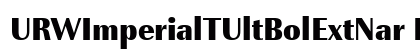 URWImperialTUltBolExtNar Regular