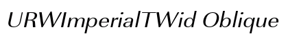 URWImperialTWid Oblique