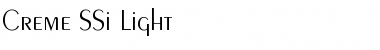 Download Creme SSi Font