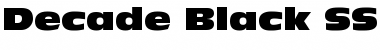 Download Decade Black SSi Font
