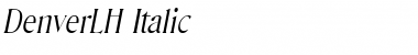 Download DenverLH Font Download DenverLH Font