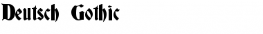 Download Deutsch Gothic Font Download Deutsch Gothic Font