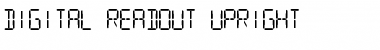 Download Digital Readout Upright Font Download Digital Readout Upright Font