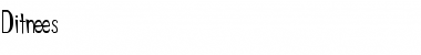 Download Ditnees Font