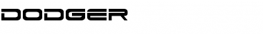 Download Dodger Font Download Dodger Font