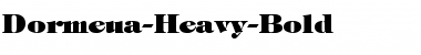Download Dormeua-Heavy-Bold Font