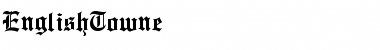 Download EnglishTowne Font