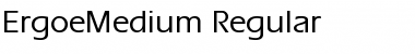 Download ErgoeMedium Font