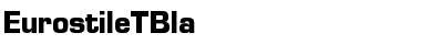 Download EurostileTBla Font