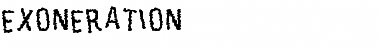 Download Exoneration Font
