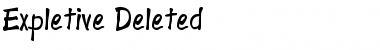 Download Expletive Deleted Font