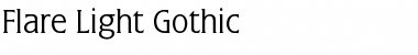 Download Flare Light Gothic Regular Font