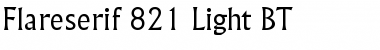 Download Flareserif821 Lt BT Light Font