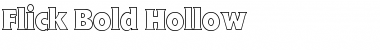 Download Flick Bold Hollow Regular Font