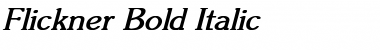 Download Flickner Bold Italic Font