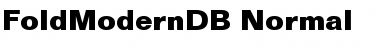 Download FoldModernDB Font