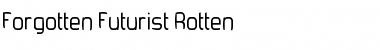 Download Forgotten Futurist Rotten Regular Font