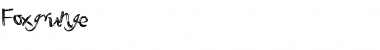 Download Foxgrunge Font