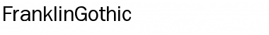 Download FranklinGothic Font