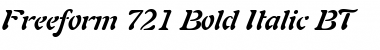 Download Freefrm721 BT Bold Italic Font