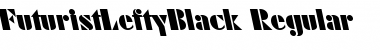 Download FuturistLeftyBlack Regular Font