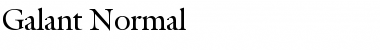 Download Galant Normal Font