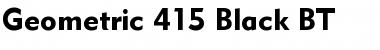 Download Geometr415 Blk BT Font