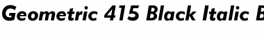 Download Geometr415 Blk BT Font