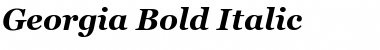 Download Georgia Bold Italic Font