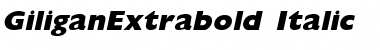 Download GiliganExtrabold Font