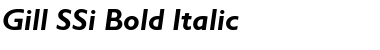 Download Gill SSi Bold Italic Font