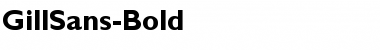 Download GillSans-Bold Regular Font