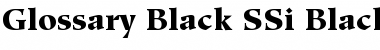 Download Glossary Black SSi Black Font