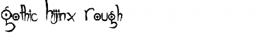 Download Gothic Hijinx Rough Font