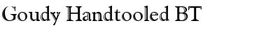 Download GoudyHandtooled BT Font