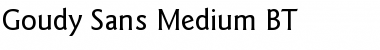 Download GoudySans Md BT Font