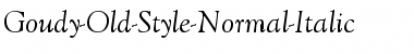 Download Goudy-Old-Style-Normal-Italic Font