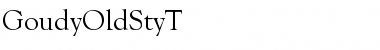 Download GoudyOldStyT Font