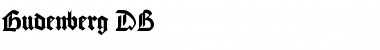 Download Gudenberg DB Font