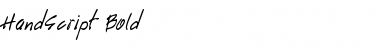 Download HandScript Font