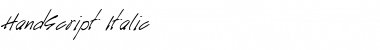 Download HandScript Font