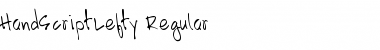 Download HandScriptLefty Font